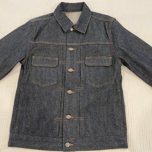A.P.C. Men's Raw Denim Jacket Sz. Small